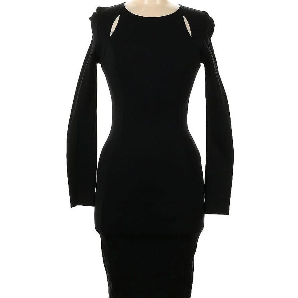 Bar III Long Sleeve Cocktail Midi Dresss
